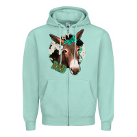 Seafoam Donkey Bad Zipper Hoodie - Bettercallsaul