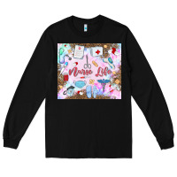 Black nurse life Long Sleeve Tee - MaliasSmallBusiness