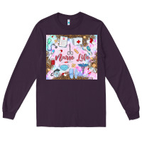 Plum nurse life Long Sleeve Tee - MaliasSmallBusiness