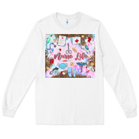 White nurse life Long Sleeve Tee - MaliasSmallBusiness