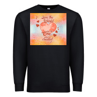 Black love the world like the one Premium Sweatshirt - TumblerDesignByShophia