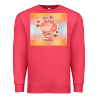 Cardinal love the world like the one Premium Sweatshirt - TumblerDesignByShophia