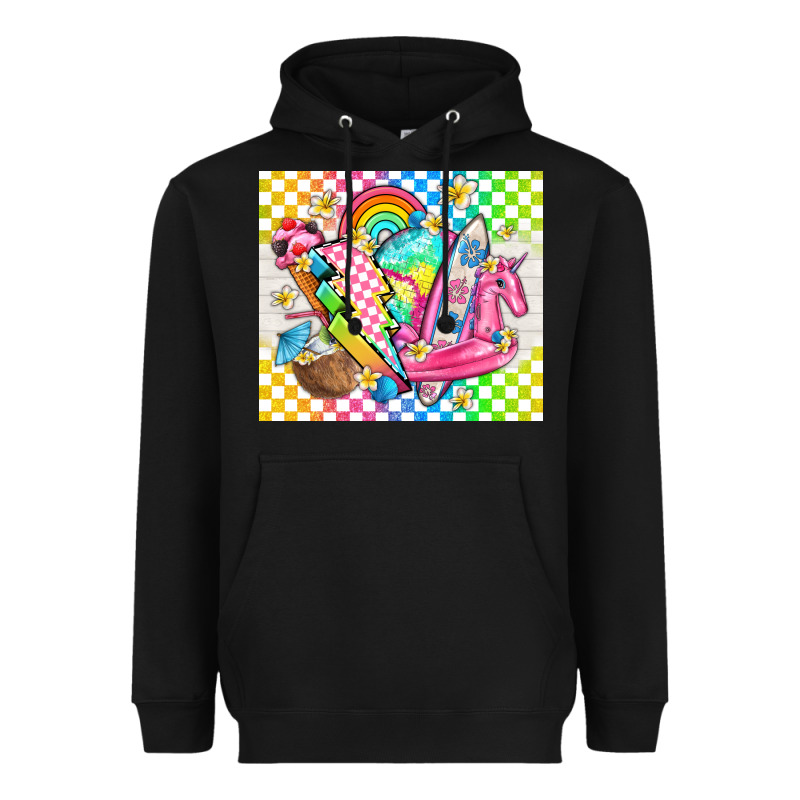 Retro Summer Heavyweight Hoodie by TumblerDesignByShophia | Teevron