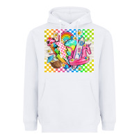 White retro summer Heavyweight Hoodie - TumblerDesignByShophia