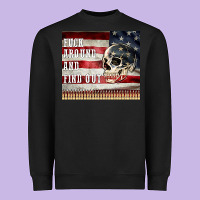 Fuck Around And Find Out Heavyweight Sweatshirt Designed By Maliassmallbusiness