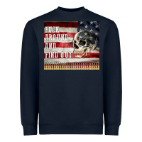 Navy fuck around and find out Heavyweight Sweatshirt - MaliasSmallBusiness