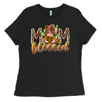 Black mom blessed Ladies Tee - RacoonDesign