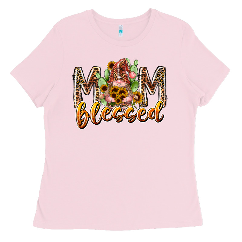 Mom Blessed Ladies Tee by RacoonDesign | Teevron