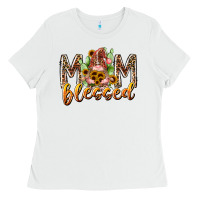 White mom blessed Ladies Tee - RacoonDesign