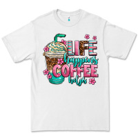 White life happens coffee  helps Premium Tee - AdoDesignShop