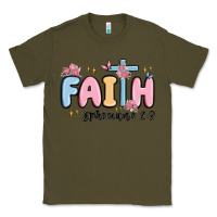 Army Green faith ephesians 2 8 Classic Tee - MaliasSmallBusiness