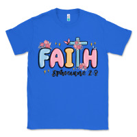 True Royal faith ephesians 2 8 Classic Tee - MaliasSmallBusiness