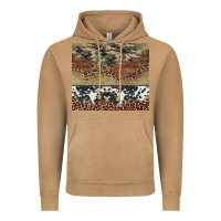 Vintage Camel cowhide leopard camouflage Vintage Hoodie - Jasminsmagicworld
