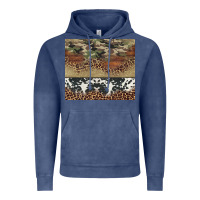 Vintage Denim cowhide leopard camouflage Vintage Hoodie - Jasminsmagicworld