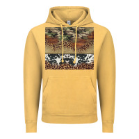 Vintage Mustard cowhide leopard camouflage Vintage Hoodie - Jasminsmagicworld