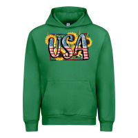 Emerald USA 4th of July Urban Hoodie - FaDigitalArtStudio