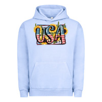 Pigment Grape Ice USA 4th of July Urban Hoodie - FaDigitalArtStudio