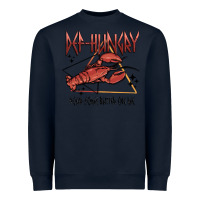 Navy def hungry pour dome butter on me Heavyweight Sweatshirt - MaliasSmallBusiness
