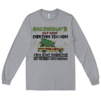 Heather Grey christmas tree farm Long Sleeve Tee - MaliasSmallBusiness