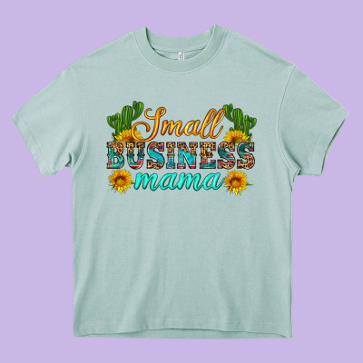 Small Business Mama Heavy Core Tee Designed By Hra Design Shop