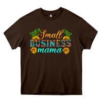 Chocolate Brown small business mama Heavy Core Tee - HRA Design Shop