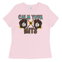 Calm Your Mits Baseball Ladies Tee | Teevron