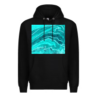Black turquoise agate Premium Hoodie - TumblerDesignByShophia