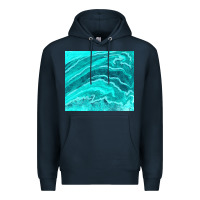 Navy turquoise agate Premium Hoodie - TumblerDesignByShophia