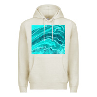 Oatmeal Heather turquoise agate Premium Hoodie - TumblerDesignByShophia
