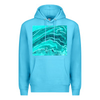 Ocean Blue turquoise agate Premium Hoodie - TumblerDesignByShophia