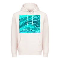 Pale Pink turquoise agate Premium Hoodie - TumblerDesignByShophia
