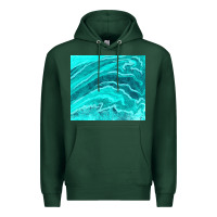 Sports Green turquoise agate Premium Hoodie - TumblerDesignByShophia