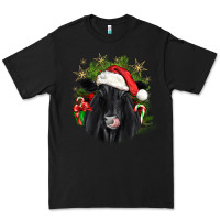 Black christmas black angus Premium Tee - JahusDesignShop