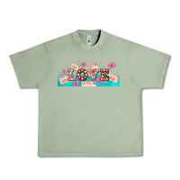 Oil Green love and love letters Urban Heavy Tee - AdoDesignShop