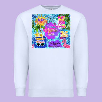 I Need Vitamin Sea Premium Sweatshirt Designed By Tumblerdesignbyshophia