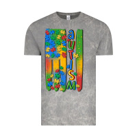 Cloud Rock autism american flag Vintage Tee - MaliasSmallBusiness