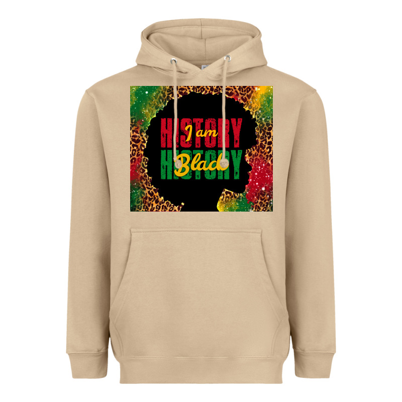 I Am Black History Heavyweight Hoodie by TumblerDesignByShophia | Teevron