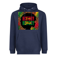 Navy i am black history Heavyweight Hoodie - TumblerDesignByShophia