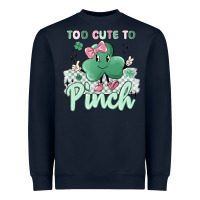 Navy too cute to pinch Heavyweight Sweatshirt - MaliasSmallBusiness