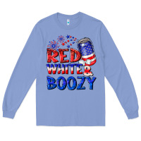 Red White Boozy Long Sleeve Tee | Teevron