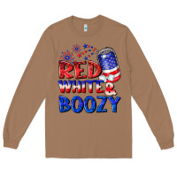 Toasted Coconut red white boozy Long Sleeve Tee - NancyCooperArtShop