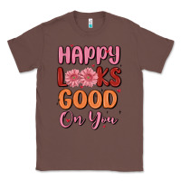 Chestnut happy looks good on you Classic Tee - MaliasSmallBusiness