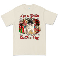 Bone Christmas life is better with a pug Premium Tee - JahusDesignShop