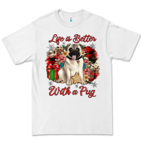 White Christmas life is better with a pug Premium Tee - JahusDesignShop