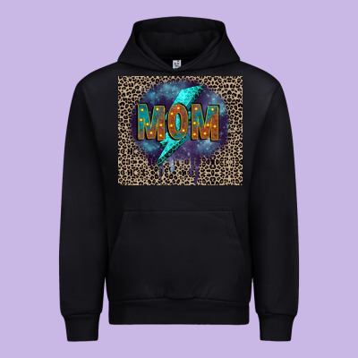 Leopard Mom Urban Hoodie Designed By Fadigitalartstudio