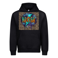 Black Leopard mom Urban Hoodie - FaDigitalArtStudio