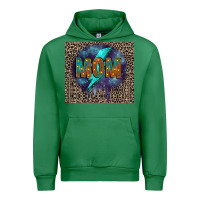 Emerald Leopard mom Urban Hoodie - FaDigitalArtStudio
