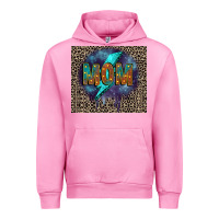 Fuchsia Pink Leopard mom Urban Hoodie - FaDigitalArtStudio