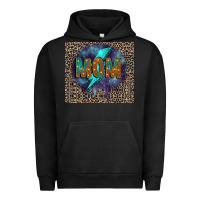 Pigment Black Leopard mom Urban Hoodie - FaDigitalArtStudio