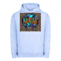 Pigment Grape Ice Leopard mom Urban Hoodie - FaDigitalArtStudio